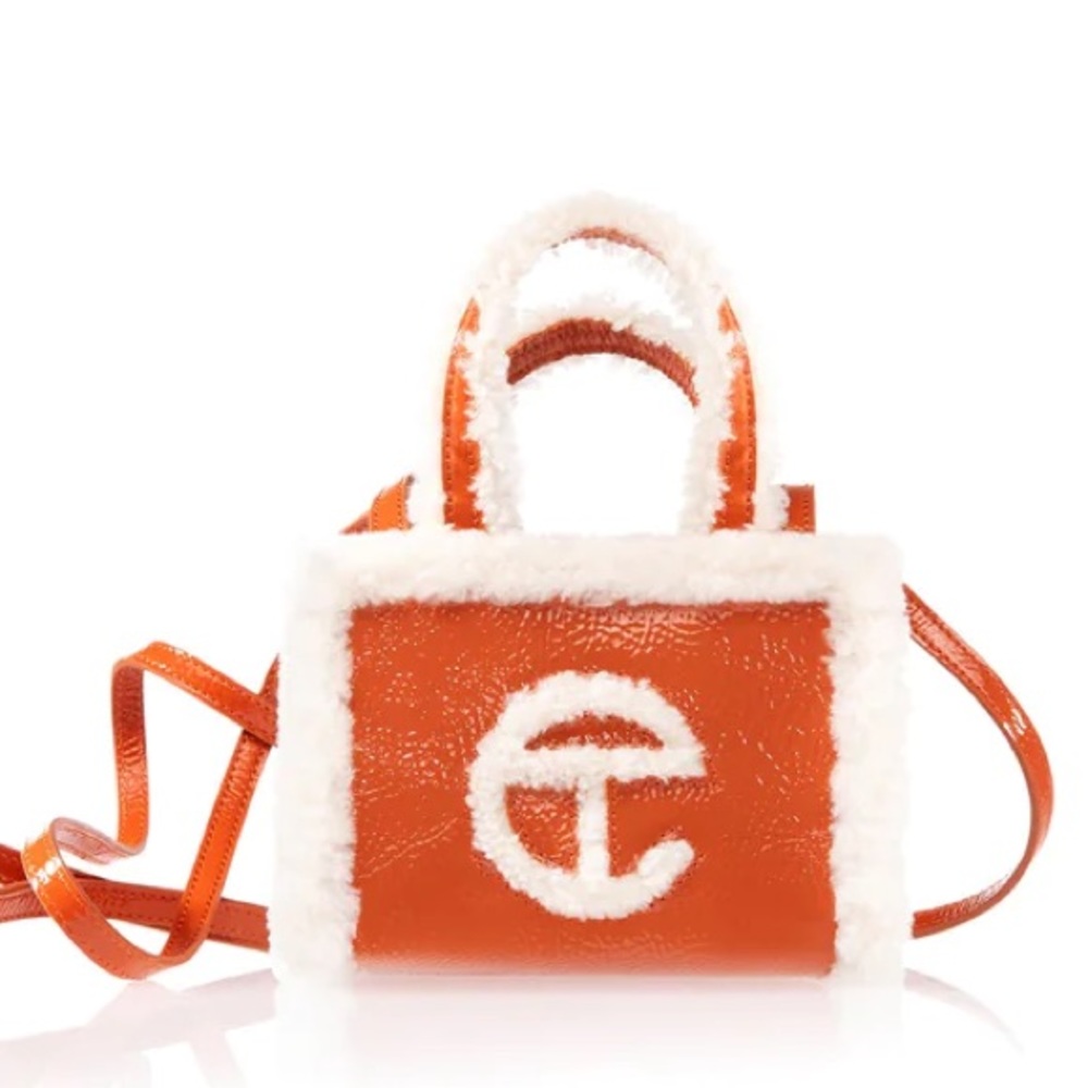 RARE ugg x telfar crinkle spicy pumpkin bag